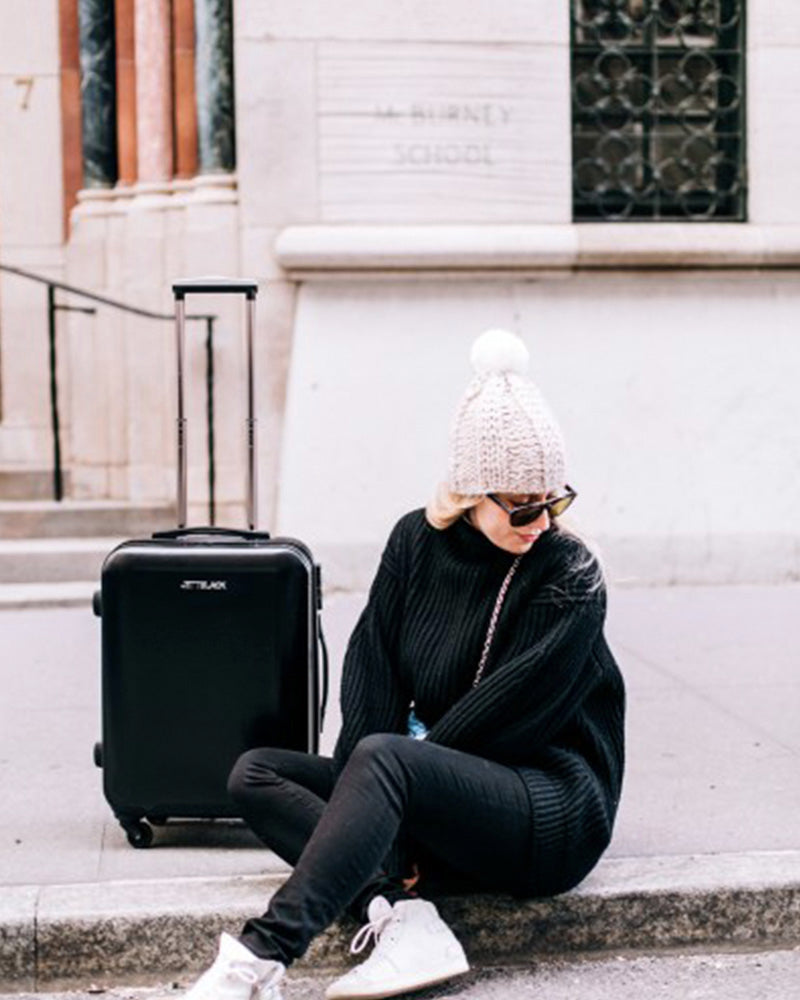 I'm So Fancy! My Jett Black Suitcase Journey