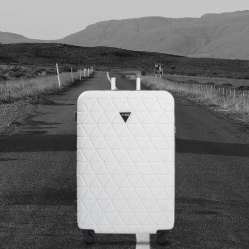 Iceberg White Paragon Large Suitcase