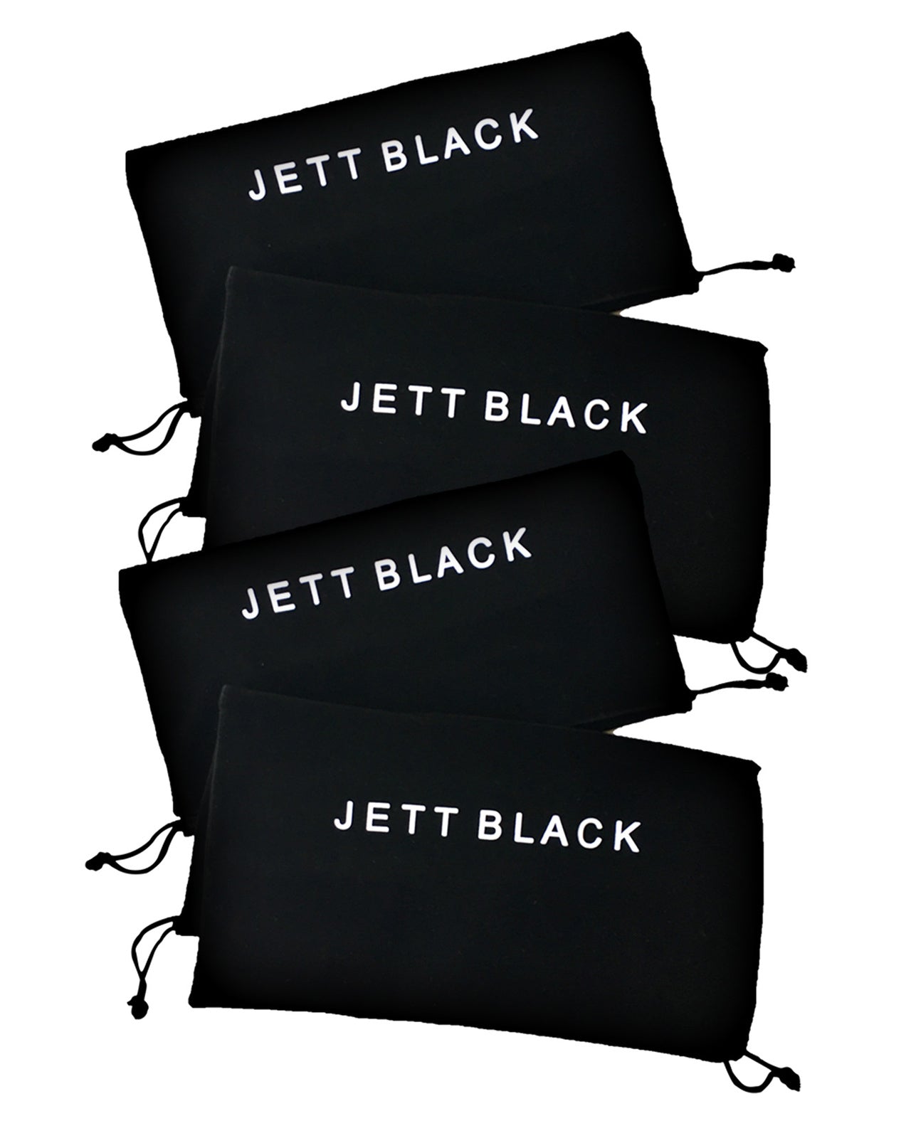 Jett Black Shoe Pouch - 4 Pack