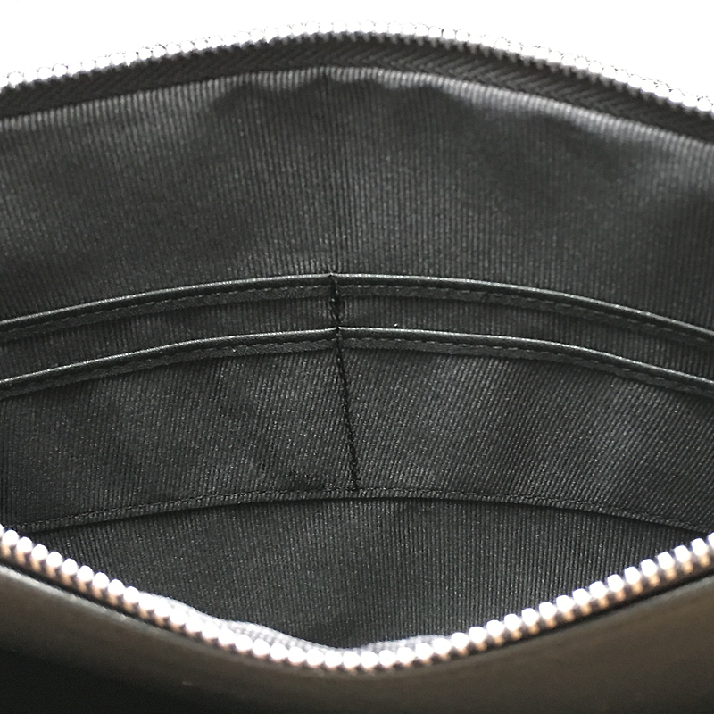 Jett Black Leather Pouch