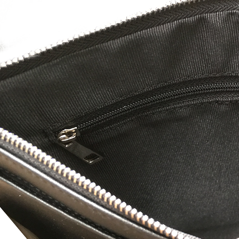 Jett Black Leather Pouch