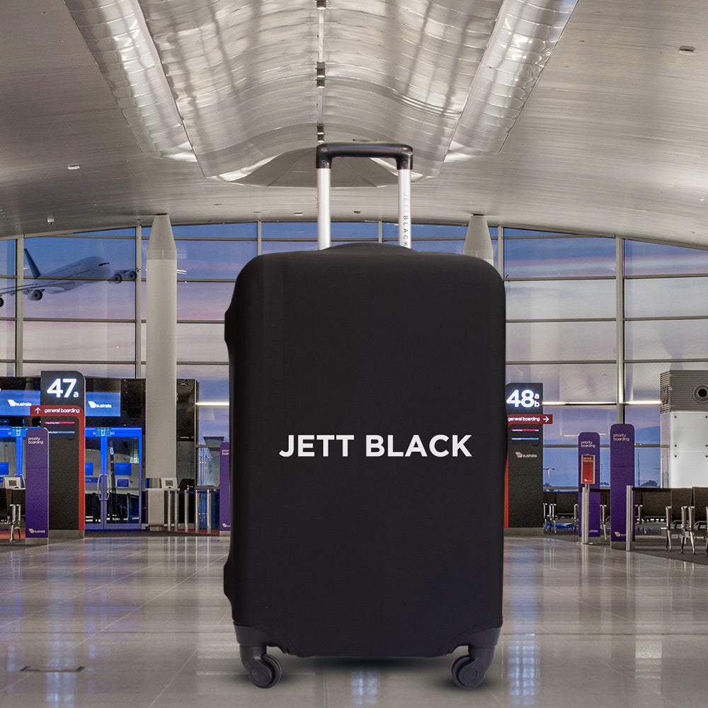 Jett Black Luggage Cover Large