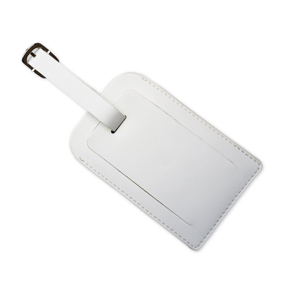 Jett White Luggage Tags