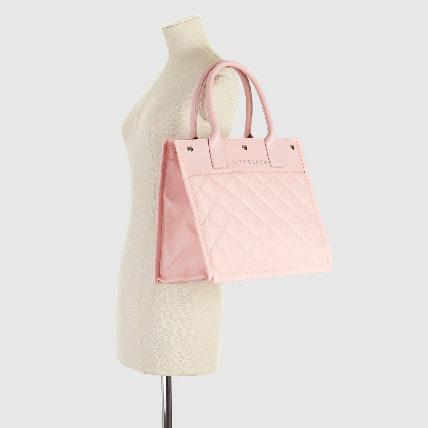 Soho Blush Medium Quilted Tote Bag