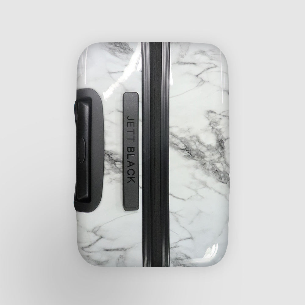White Marble Series 24" Medium Suitcase