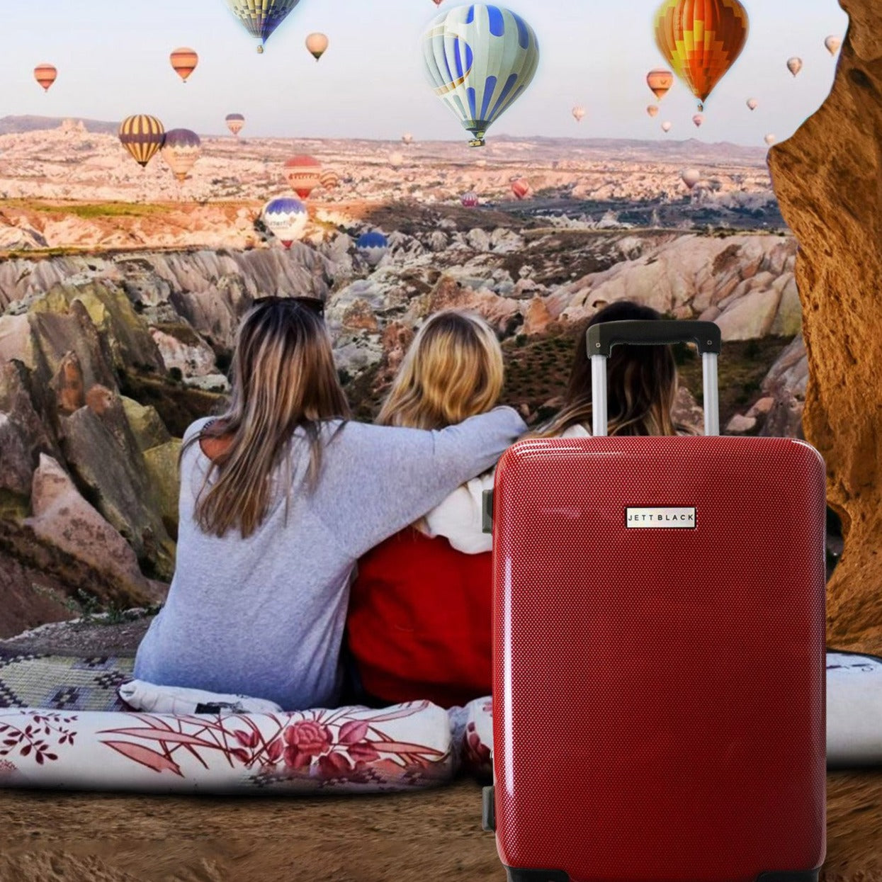 Carbon Red Series Carry On Small Suitcase