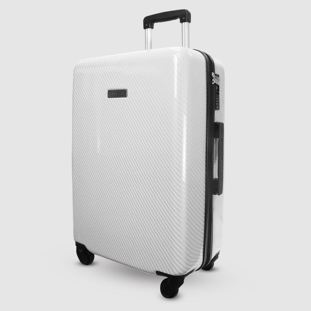 Carbon White Series Large Suitcase