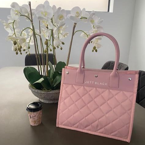 Soho Blush Medium Quilted Tote Bag