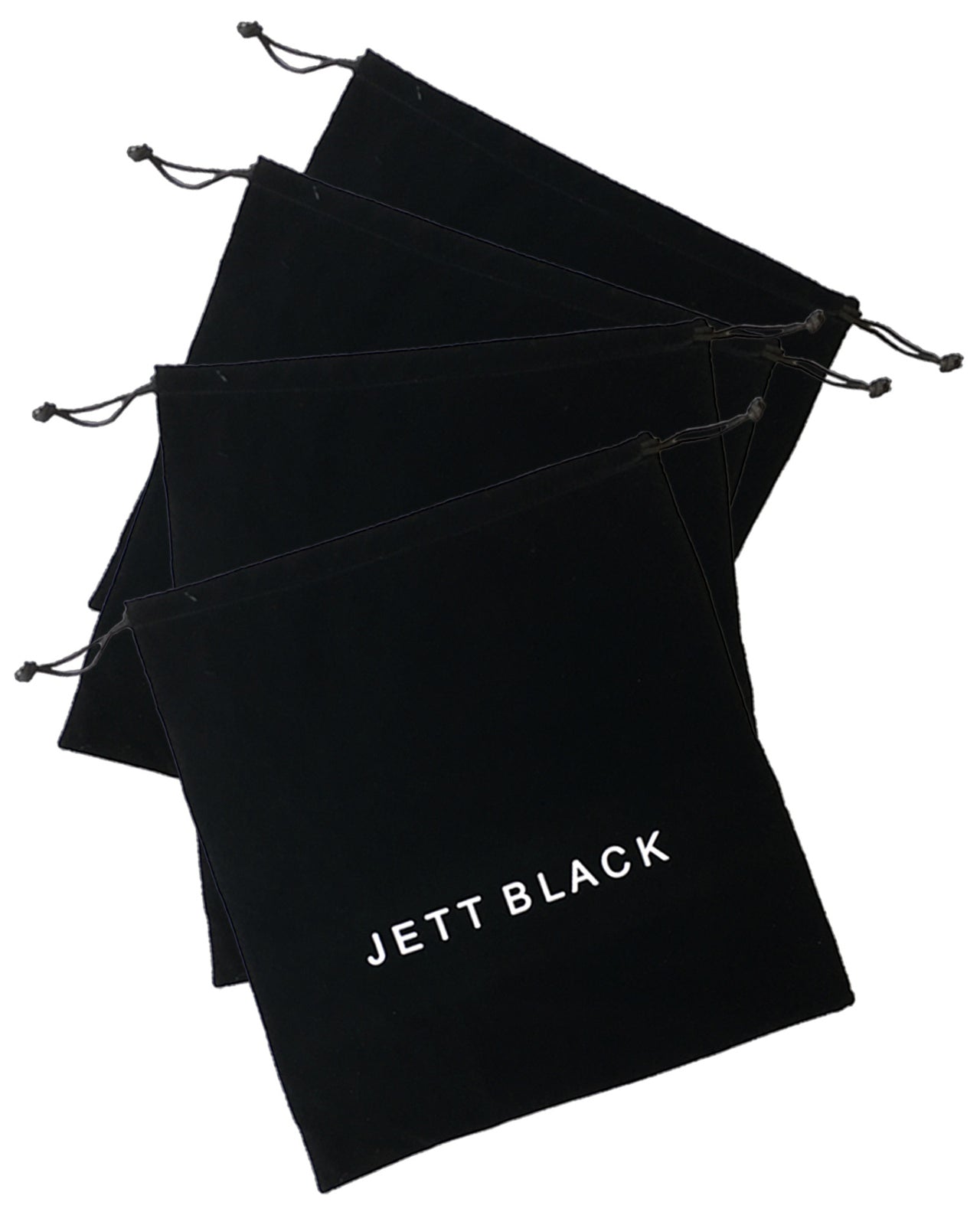 Jett Black Shoe Pouch - 4 Pack