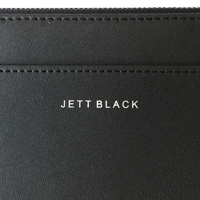 Jett Black Leather Pouch