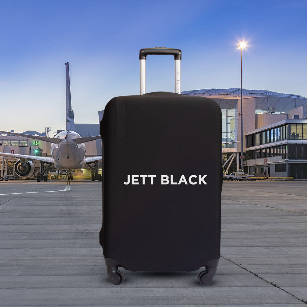 Jett Black Luggage Cover Medium