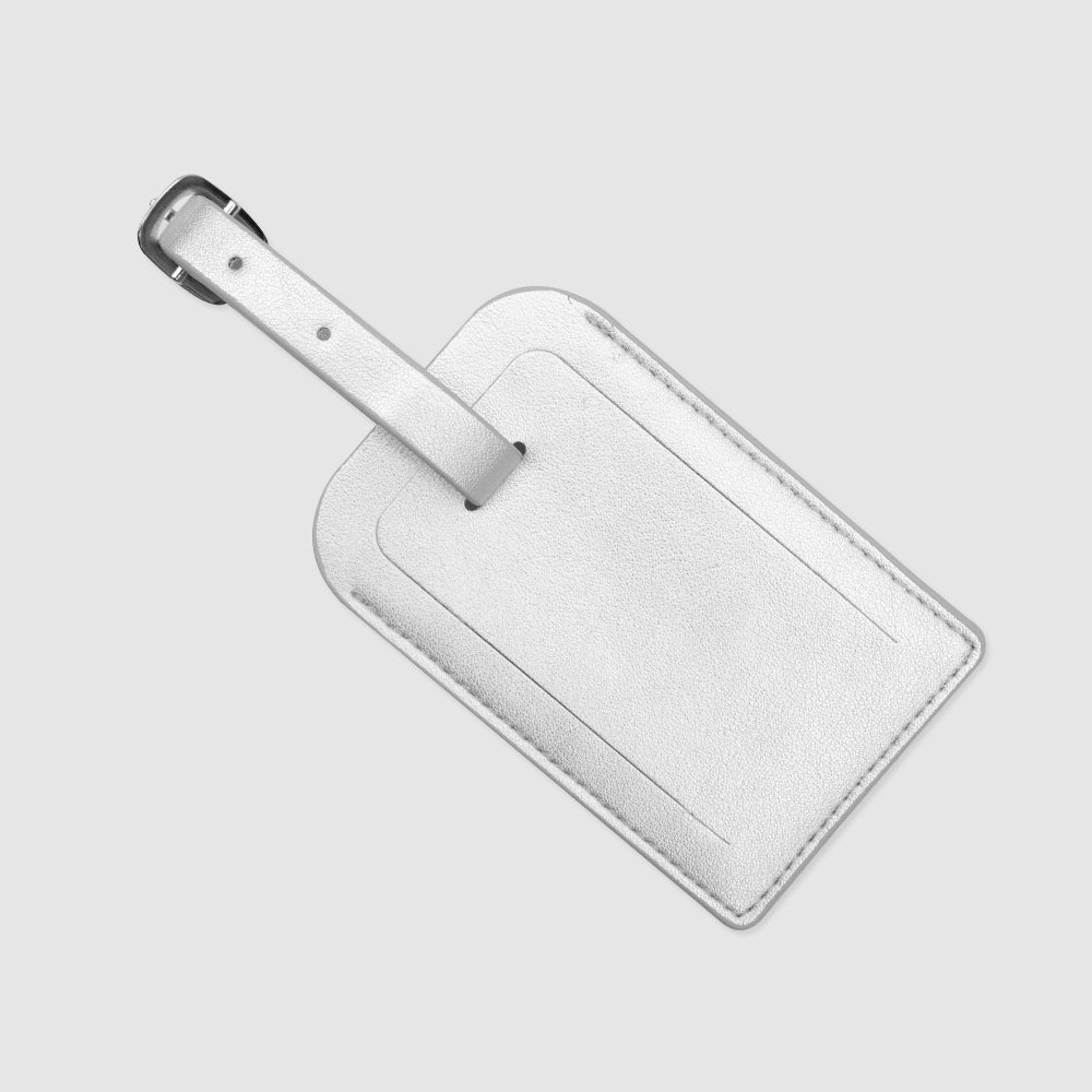 Jett Silver Luggage Tags - 2 Pack