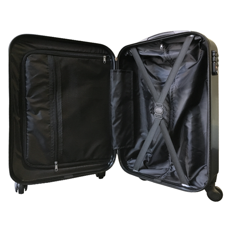 Check Black Carry On Small Suitcase