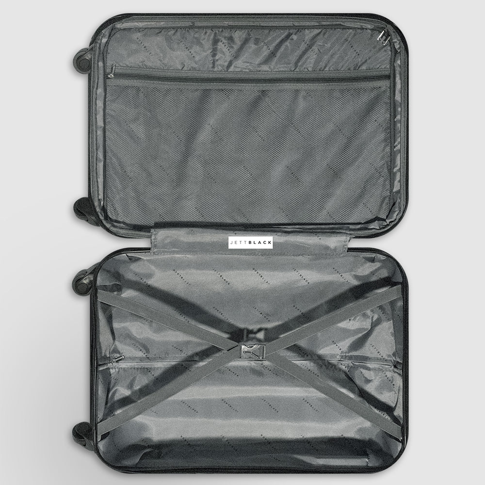 White Marble Series 24" Medium Suitcase