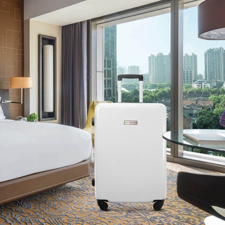 Carbon White Series Large Suitcase